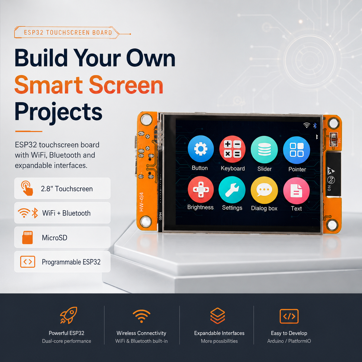 All-in-One ESP32 Smart Touch Display:A must-have for electronics enthusiasts
