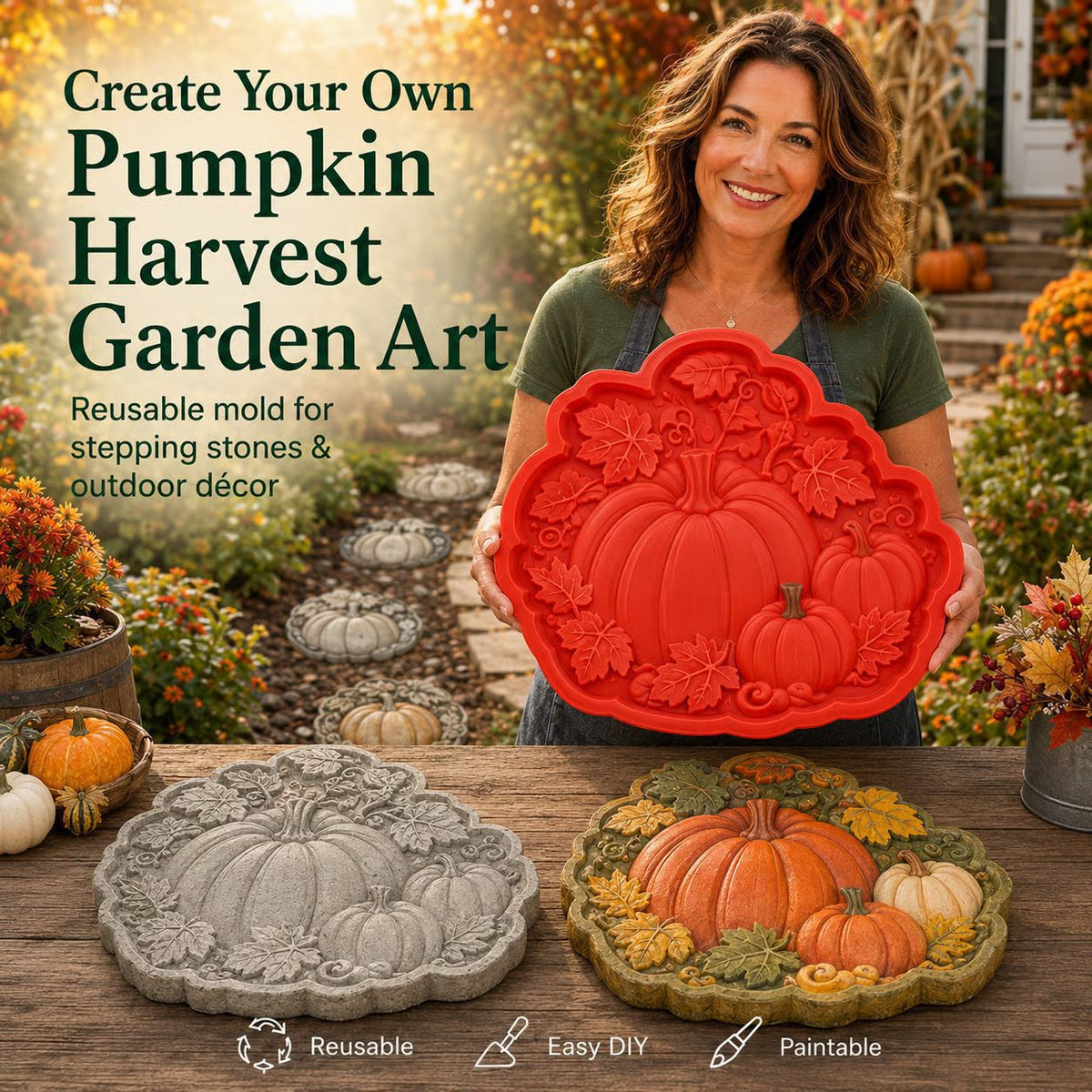 🌻Turn Concrete Into Beautiful Garden Decor