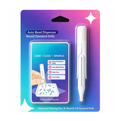 ✨ Double the Speed! Automatic Diamond Painting Pen for Faster, Effortless Crafting.