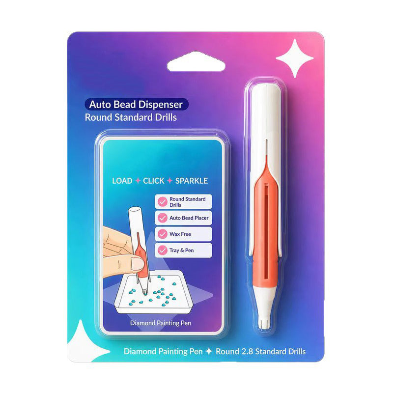 ✨ Double the Speed! Automatic Diamond Painting Pen for Faster, Effortless Crafting.
