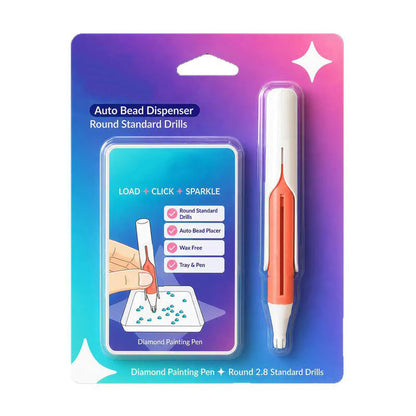 ✨ Double the Speed! Automatic Diamond Painting Pen for Faster, Effortless Crafting.