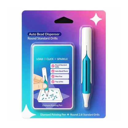 ✨ Double the Speed! Automatic Diamond Painting Pen for Faster, Effortless Crafting.