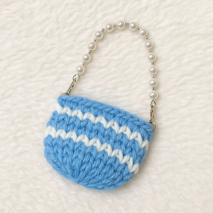 Pearl Knit Cute Bag 👜